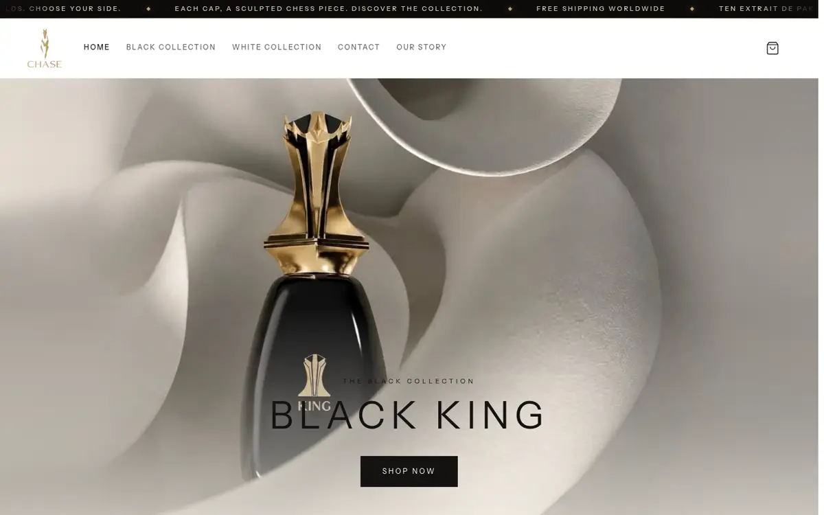 Chase Fragrances website