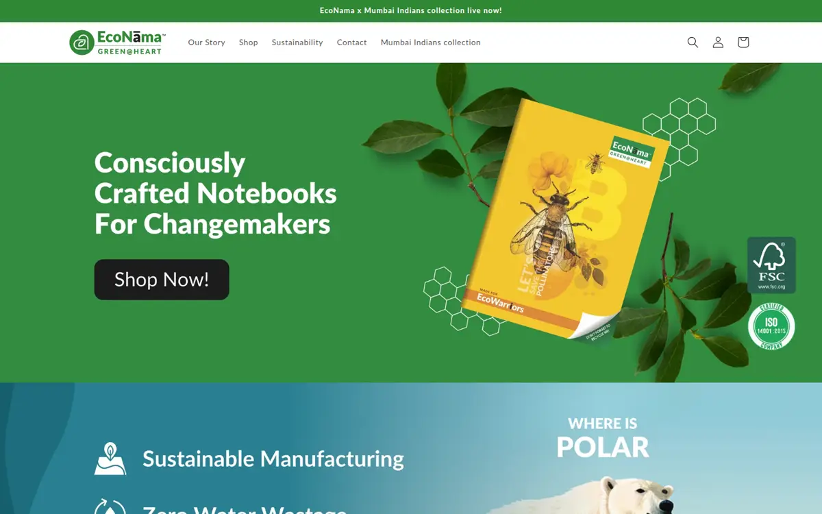 Econama website